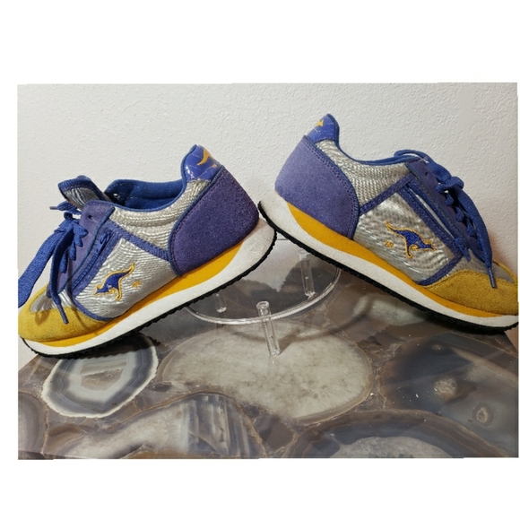 🦘💛💜KangaROOS Purple & Gold sneakers💜💛🦘 - Picture 5 of 10